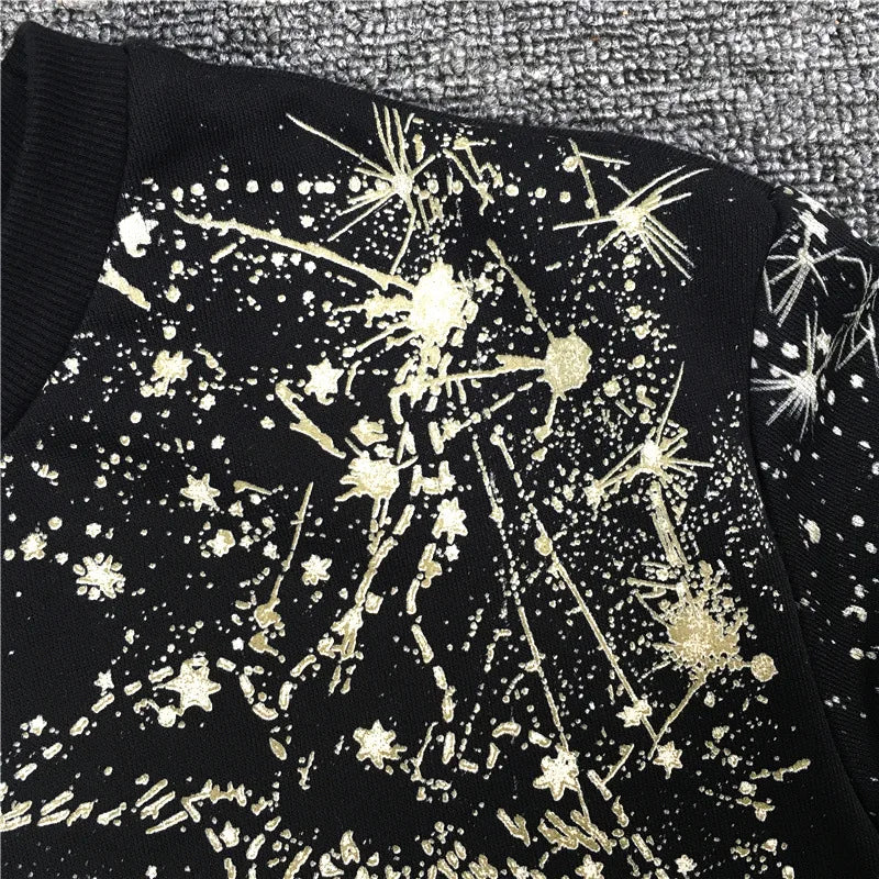 New High High Men Full Star Constellation Hoodies Hoody Hooded Sweatsh