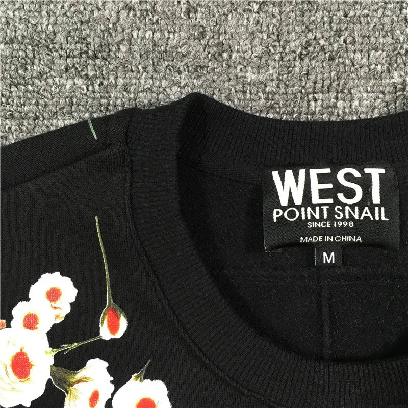 New High High Men Clove Jasmine Flowers Hoodies Hoody Hooded Sweatshir