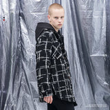 oversized fit featuring fashion plaid shirt parkas jackets men single breasted long sleeve top hip hop loose coats 2018 new autumn warm outerwear jacket design – premium quality jacket for men