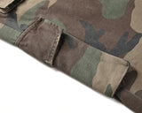 camouflage cargo pants men vintage side multi pocket button mens camou straight trousers streetwear military overalls for male unique cargo style 2098