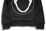 New 2019 Men Shark Teeth Bone Gentleman Hoodies Hoody Hooded Sweatshir