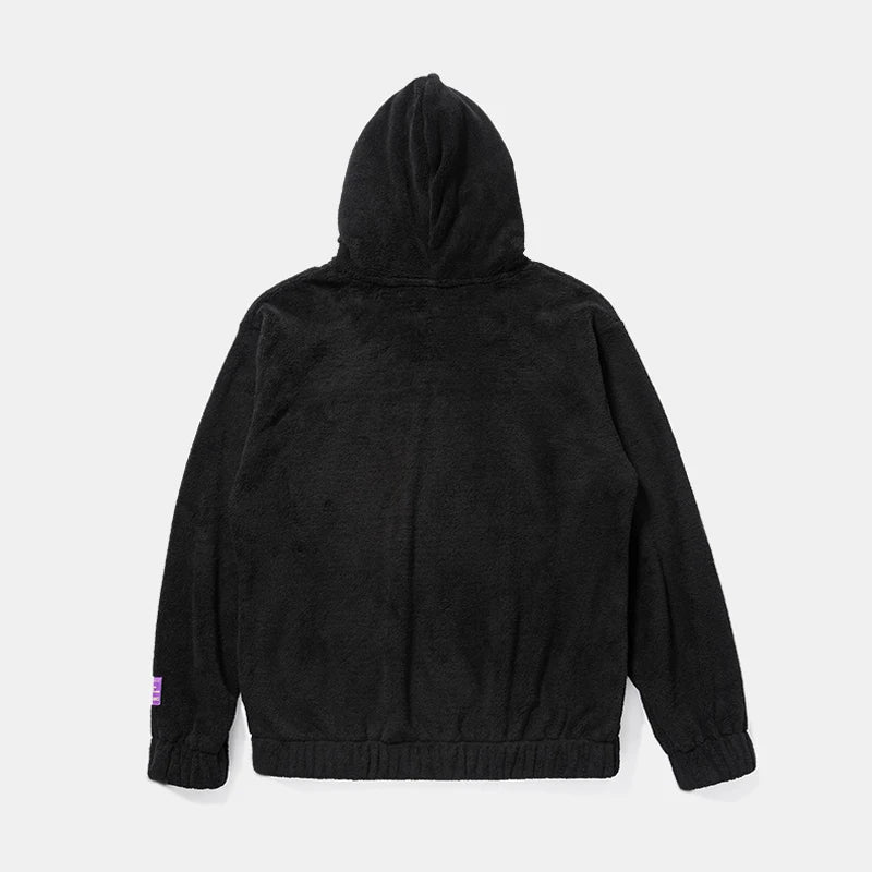 Warm Hoodies Mens 2018 Autumn Winter Hairy Sweatshirts Hip Hop Casual