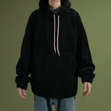 Warm Hoodies Mens 2018 Autumn Winter Hairy Sweatshirts Hip Hop Casual
