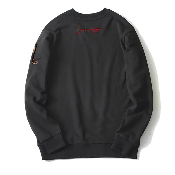 New 2019 Men 3D Lions Gentleman Hoodies Hoody Hooded Sweatshirts Velve
