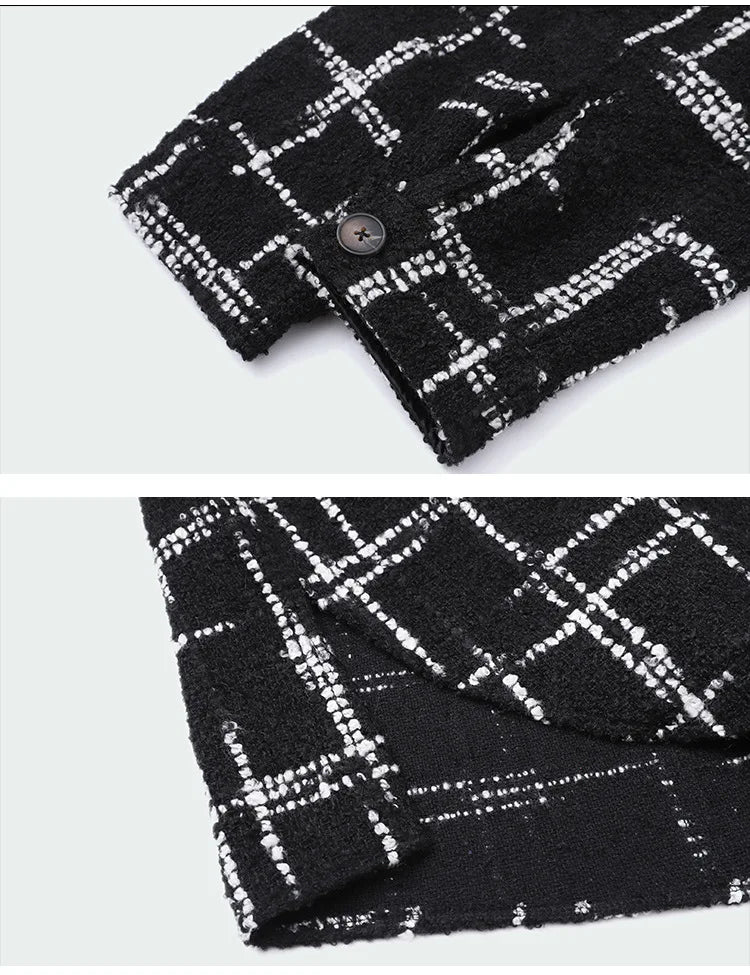 menswear fashion piece featuring fashion plaid shirt parkas jackets men single breasted long sleeve top hip hop loose coats 2018 new autumn warm outerwear jacket design – premium quality jacket for men