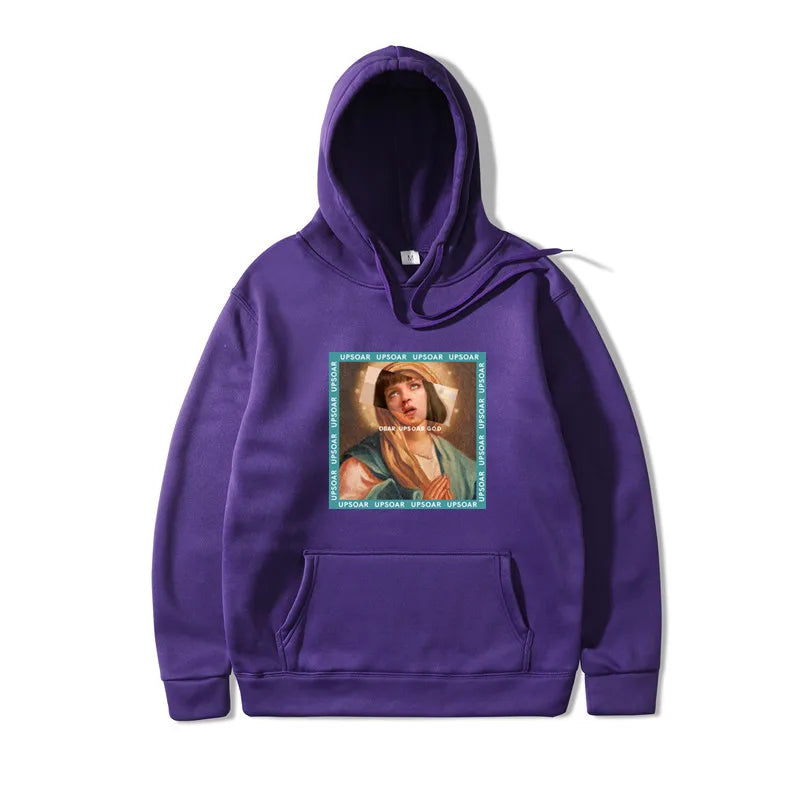 2021 Man And Woma Virgin Mary Hoodies Pullover Fashion Brand Design Pr