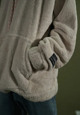 Warm Hoodies Mens 2018 Autumn Winter Hairy Sweatshirts Hip Hop Casual
