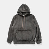 Warm Hoodies Mens 2018 Autumn Winter Hairy Sweatshirts Hip Hop Casual