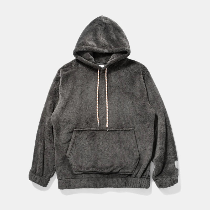 Warm Hoodies Mens 2018 Autumn Winter Hairy Sweatshirts Hip Hop Casual