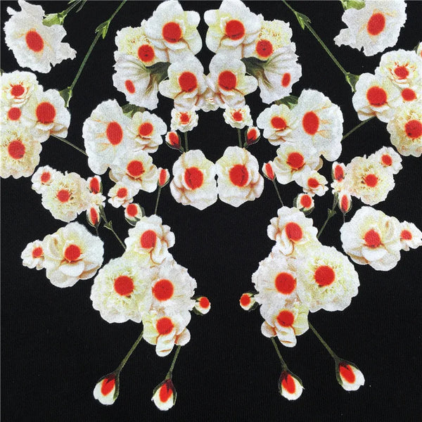 New High High Men Clove Jasmine Flowers Hoodies Hoody Hooded Sweatshir