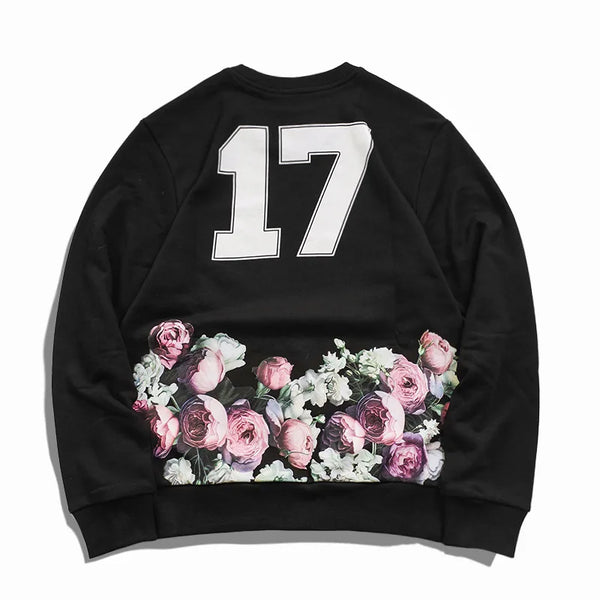 New Baolideng High Men 17 Romantic Roses Kenye Hoodies Hoody Hooded Sw