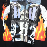 New High Flame Cross Jesus Star Unisex Hoodies Hoody Hooded Sweatshirt