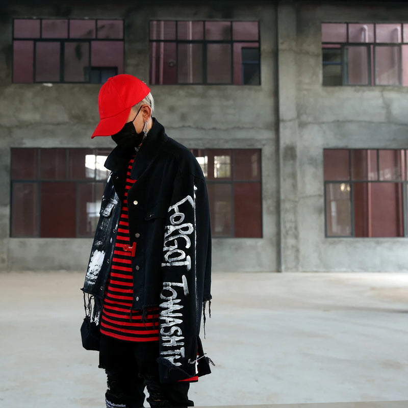 wear designer-irregular-hand-painted-ripped-denim-jacket-coat-mens-hip-hop-autumn-outerwear-fashion-black-jean-streetwear-jackets hip style urban graphic hop streetwear print - image oversized style quality casual everyday fit essential high unisex fashion design 994b83 material premium streetwear design ID ccfeb