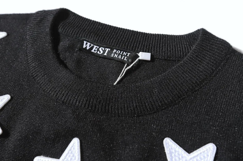 techwear flame knit sweater with structured oversized fit, ideal for cold streetwear layers, men’s streetwear clothing piece 