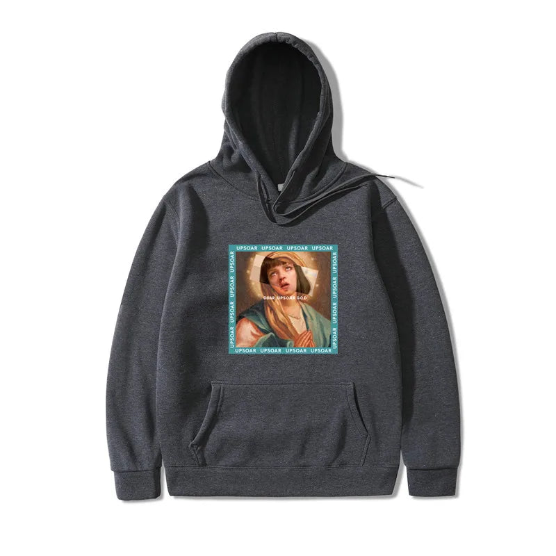 2021 Man And Woma Virgin Mary Hoodies Pullover Fashion Brand Design Pr