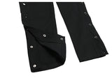 mens casual hip hop joggers side button trouser elastic waist drawstring sweatpants 2019 new cargo pockets streetwear man pants unique joggers style 2441