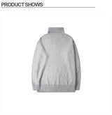 varsity flame pullover for men with bold graphic knit design, perfect for 2025 fashion, street fashion menswear trend for sea
