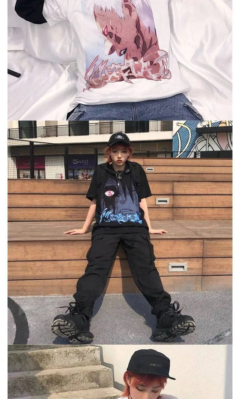 Vaporwave Oversized shirt – Harajuku High Street Tshirt Streetwear Men Summer Cute Amine