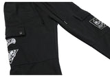 mens casual hip hop joggers side button trouser elastic waist drawstring sweatpants 2019 new cargo pockets streetwear man pants unique joggers style 2437