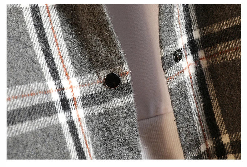 Y2k Harajuku Harajuku Plaid Shirt 2023 Man Streetwear Fleece Shirts Long Sleeve Mens Vintage Korean Fashions Clothes