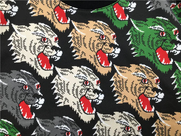 New High Quality 2018 Men Different Wolf Hoodies Hoody Hooded Sweatshi