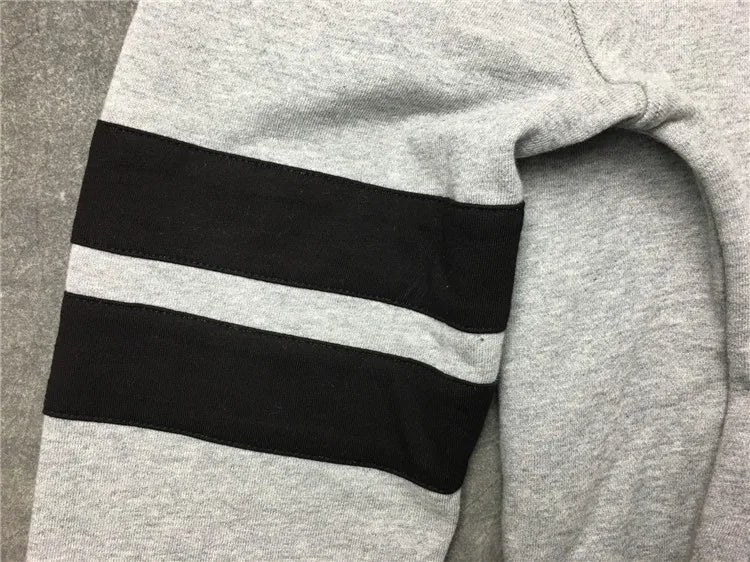 New High Men Embroidery Star Stripes Gentleman Hoodies Hoody Hooded Sw
