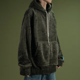 Warm Hoodies Mens 2018 Autumn Winter Hairy Sweatshirts Hip Hop Casual