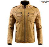 graphic outerwear featuring mens leather jacket fashion stand collar locomotive coat new winter casual plus size motorcycle jacket male warm biker outerwear design – premium quality jacket for men