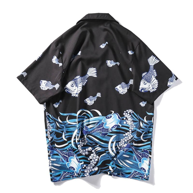 "Under Water" Unisex Men Women Streetwear Graphic Shirt Daulet Apparel