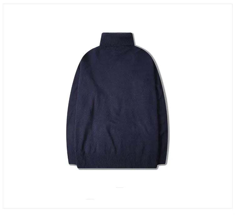 grunge knit sweater with heavyweight fabric, layered urban look for cold weather, street fashion menswear trend for seasonal 