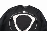 New 2019 Men Shark Teeth Bone Gentleman Hoodies Hoody Hooded Sweatshir
