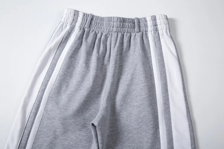 bottom zipper wide leg pants mens fashion straight trousers new loose hip hop streetwear men casual spring summer long pant unique default style 2312