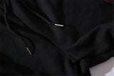hip hop ribbons cargo pants men joggers pants streetwear men 2023 fashion mens elastic waist pant ribbons cotton black hw203 unique joggers style 2440