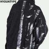 image high print urban casual designer-irregular-hand-painted-ripped-denim-jacket-coat-mens-hip-hop-autumn-outerwear-fashion-black-jean-streetwear-jackets graphic 9208b7 hop design style premium oversized unisex quality style essential fashion hip - wear everyday material fit streetwear streetwear design ID a56d4