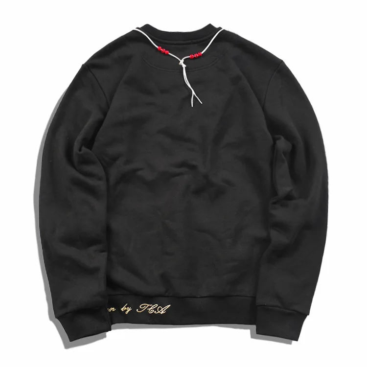 New 2019 Men Turquoise Embroidery Eagle Feathers Hoodies Hoody Hooded