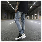 graffiti printed ripped destroied denim jean mens distressed biker jeans with sequins 2018 fashion high street slim pants jogger unique joggers style 3339
