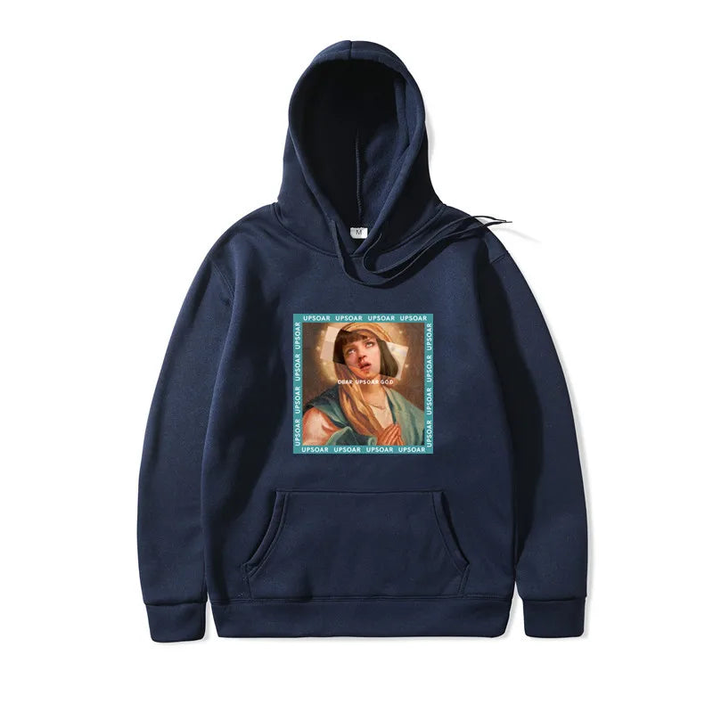 2021 Man And Woma Virgin Mary Hoodies Pullover Fashion Brand Design Pr