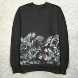 New 2018 High Men Roaring Orangutan Gentleman Hoodies Hoody Hooded Swe