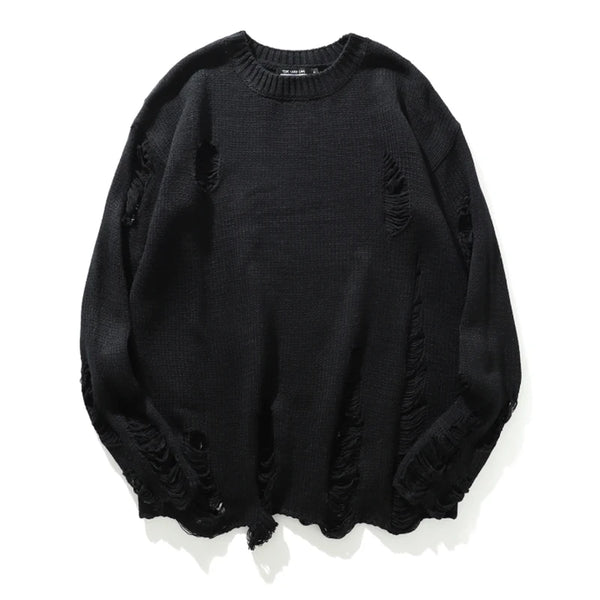 grunge oversized flame jumper built for warmth and edge, essential for winter street style, men’s streetwear clothing piece f