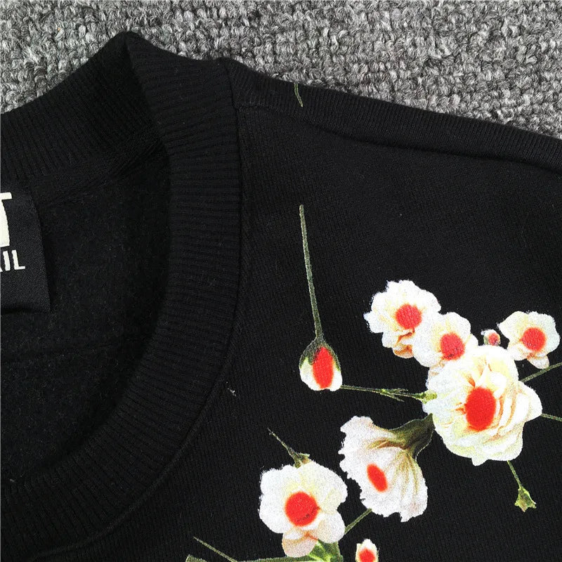 New High High Men Clove Jasmine Flowers Hoodies Hoody Hooded Sweatshir
