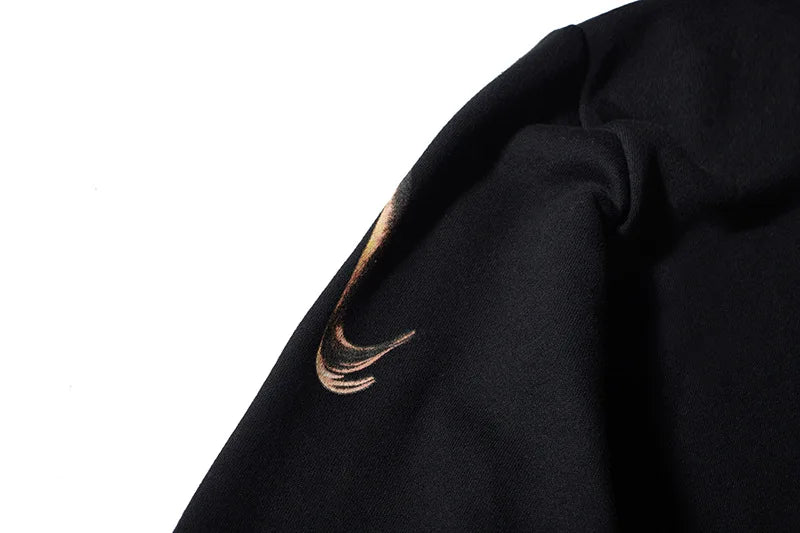 New 2019 Men 3D Lions Gentleman Hoodies Hoody Hooded Sweatshirts Velve