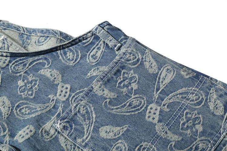 hip hop denim suspender trousers 2019 spring mens new fashion embroidery denim jeans jumpsuit loose straight casual pants unique jeans style 891