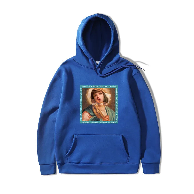 2021 Man And Woma Virgin Mary Hoodies Pullover Fashion Brand Design Pr