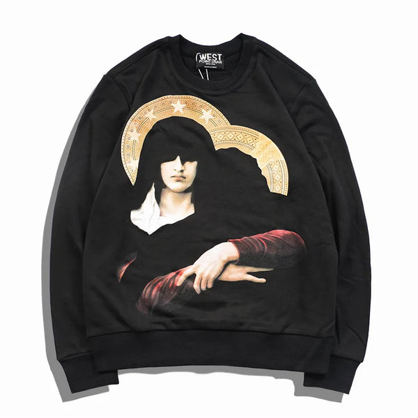 New Baolideng High Men Virgin Mary Star Gentleman Hoodies Hoody Hooded