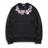 New Baolideng High Men Rottweiler Flower Gentleman Hoodies Hoody Hoode