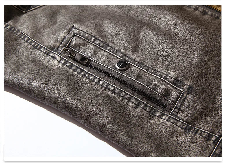 trendy coat featuring mens leather jacket fashion stand collar locomotive coat new winter casual plus size motorcycle jacket male warm biker outerwear design – premium quality jacket for men