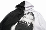 New Baolideng High Men Shark Teeth Yin Yang Hoodies Hoody Hooded Sweat