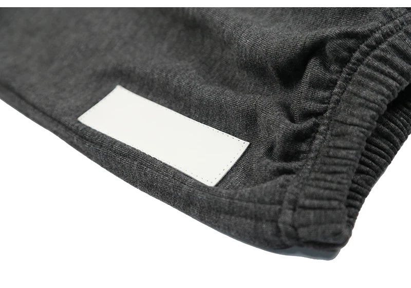 high street loose fit drawstring pants casual spring new trousers black sportswear jogger pants fashion hip hop clothing for men unique joggers style 1511