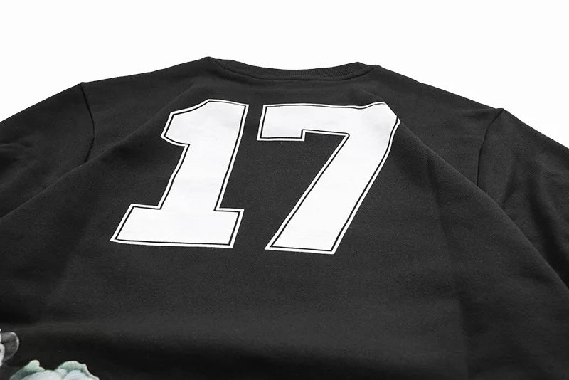 New Baolideng High Men 17 Romantic Roses Kenye Hoodies Hoody Hooded Sw