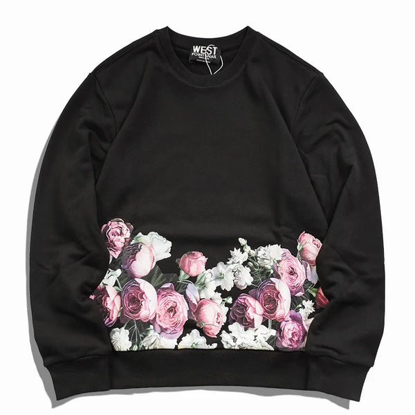 New Baolideng High Men 17 Romantic Roses Kenye Hoodies Hoody Hooded Sw